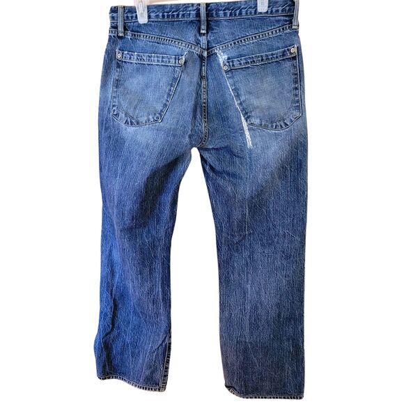 Vintage Paper Denim & Cloth Jeans 32x30 Pre-Owned Well Loved Mended - Picture 5 of 6